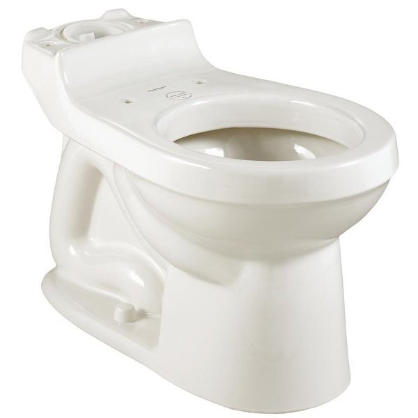 American Standard Champion Series Toilet Bowl, Elongated, 16 gpf Flush, 12 in RoughIn, Vitreous China 3395A001.020